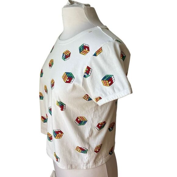 Messy Bun Rubik’s Cube Crop Top, M. Adorbs! - Picture 2 of 9